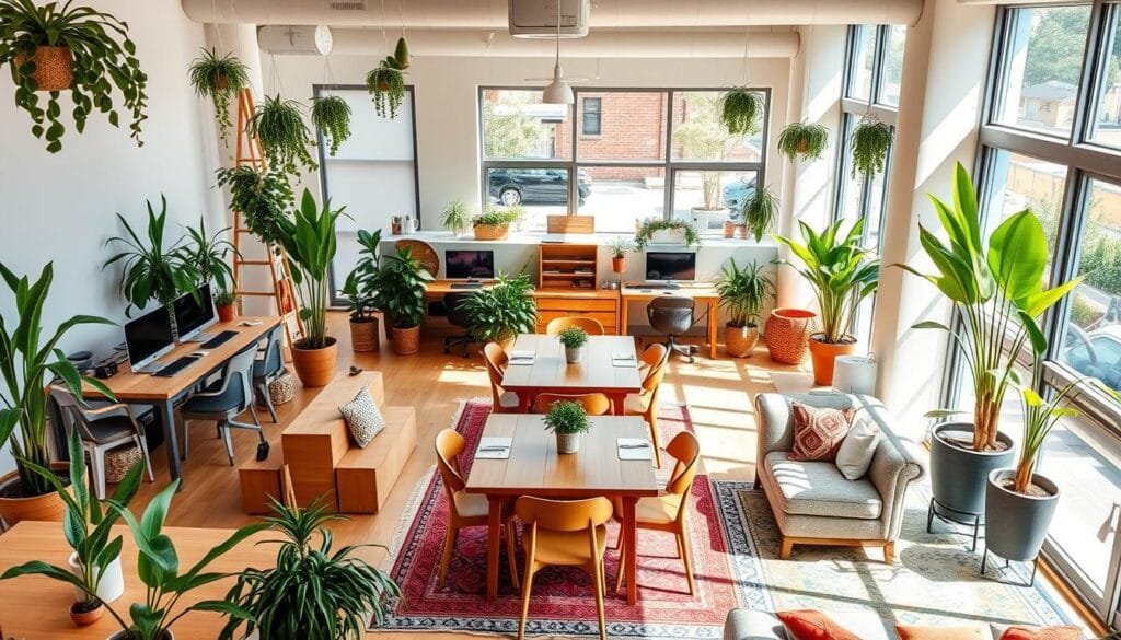 Espace de coliving pour nomades digitaux
