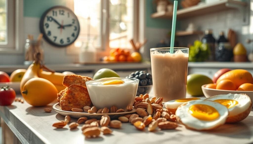 Protein timing