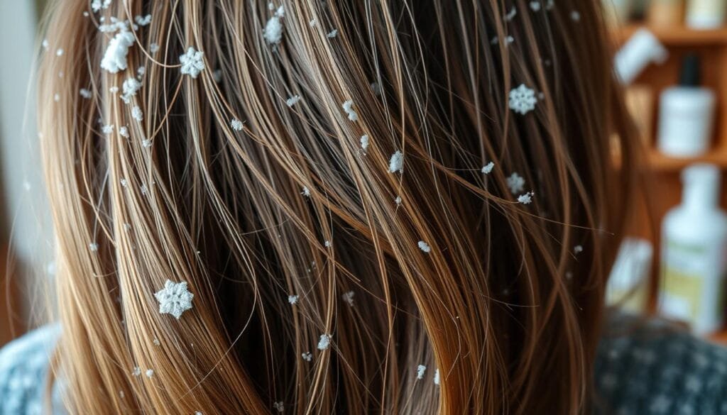 cheveux secs en hiver
