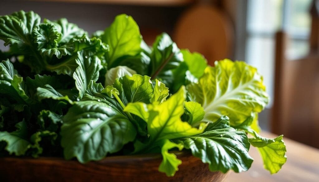 légumes verts à feuilles